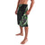 Traditional Art Hawaiian Kakau Tattoos Lavalava Green Color - Polynesian Pride