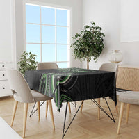Traditional Art Hawaiian Kakau Tattoos Tablecloth Green Color - Polynesian Pride