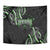 Traditional Art Hawaiian Kakau Tattoos Tapestry Green Color - Polynesian Pride