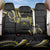 Traditional Art Hawaiian Kakau Tattoos Back Car Seat Cover Yellow Color - Polynesian Pride