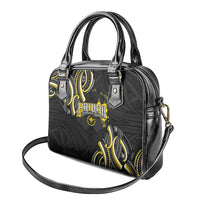 Traditional Art Hawaiian Kakau Tattoos Shoulder Handbag Yellow Color - Polynesian Pride