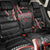 Traditional Art Hawaiian Kakau Tattoos Back Car Seat Cover Red Color - Polynesian Pride