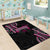 Traditional Art Hawaiian Kakau Tattoos Area Rug Pink Color - Polynesian Pride