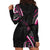 Traditional Art Hawaiian Kakau Tattoos Hoodie Dress Pink Color - Polynesian Pride