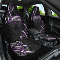 Traditional Art Hawaiian Kakau Tattoos Car Seat Cover Purple Color LT03 One Size Purple - Polynesian Pride