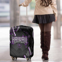 Traditional Art Hawaiian Kakau Tattoos Luggage Cover Purple Color LT03 - Polynesian Pride