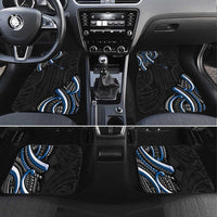 Traditional Art Hawaiian Kakau Tattoos Car Mats Blue Color LT03 Set 4pcs Blue - Polynesian Pride
