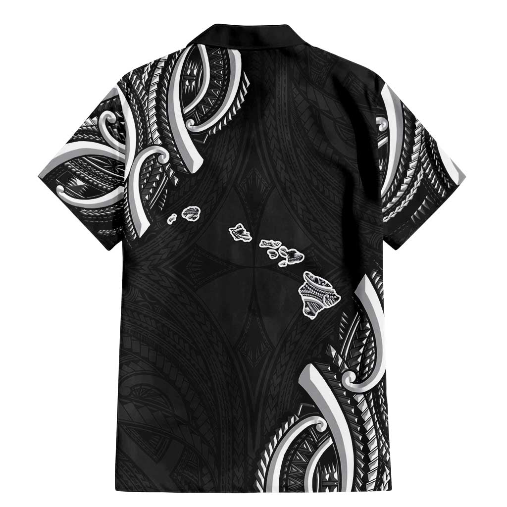 Traditional Art Hawaiian Kakau Tattoos Family Matching Mermaid Dress and Hawaiian Shirt White LT03 - Polynesian Pride