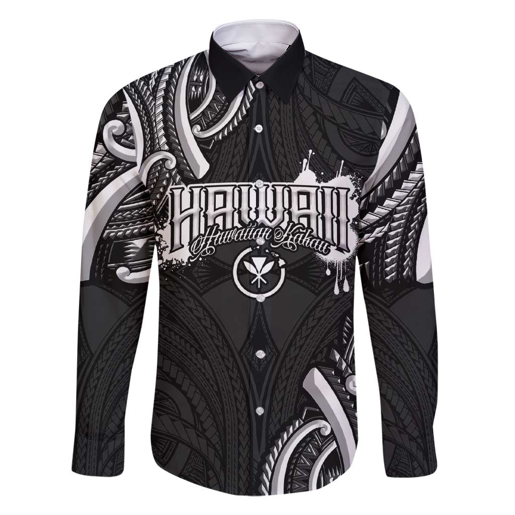 Traditional Art Hawaiian Kakau Tattoos Family Matching Short Sleeve Bodycon Dress and Hawaiian Shirt White - Polynesian Pride