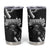 Traditional Art Hawaiian Kakau Tattoos Tumbler Cup White - Polynesian Pride
