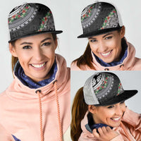Fiji Hibiscus Mesh Trucker Cap Tapa Masi Motifs with Tropical Plants LT03 - Polynesian Pride