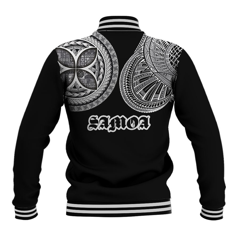 Samoa Traditional Tattoo Baseball Jacket Tribal Tatau Pattern LT03 - Polynesian Pride