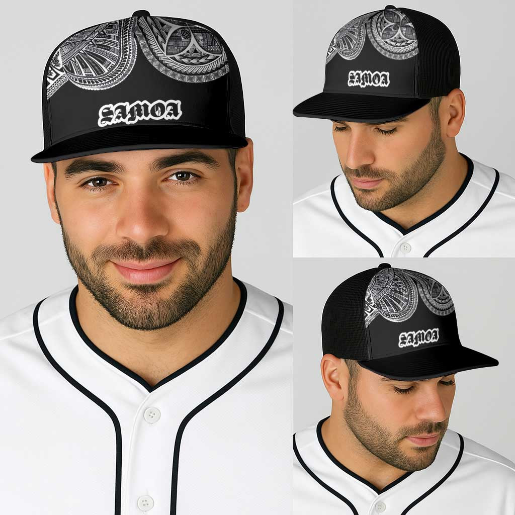 Samoa Traditional Tattoo Baseball Net Cap Tribal Tatau Pattern LT03 - Polynesian Pride