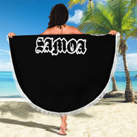 Samoa Traditional Tattoo Beach Blanket Tribal Tatau Pattern LT03 - Polynesian Pride