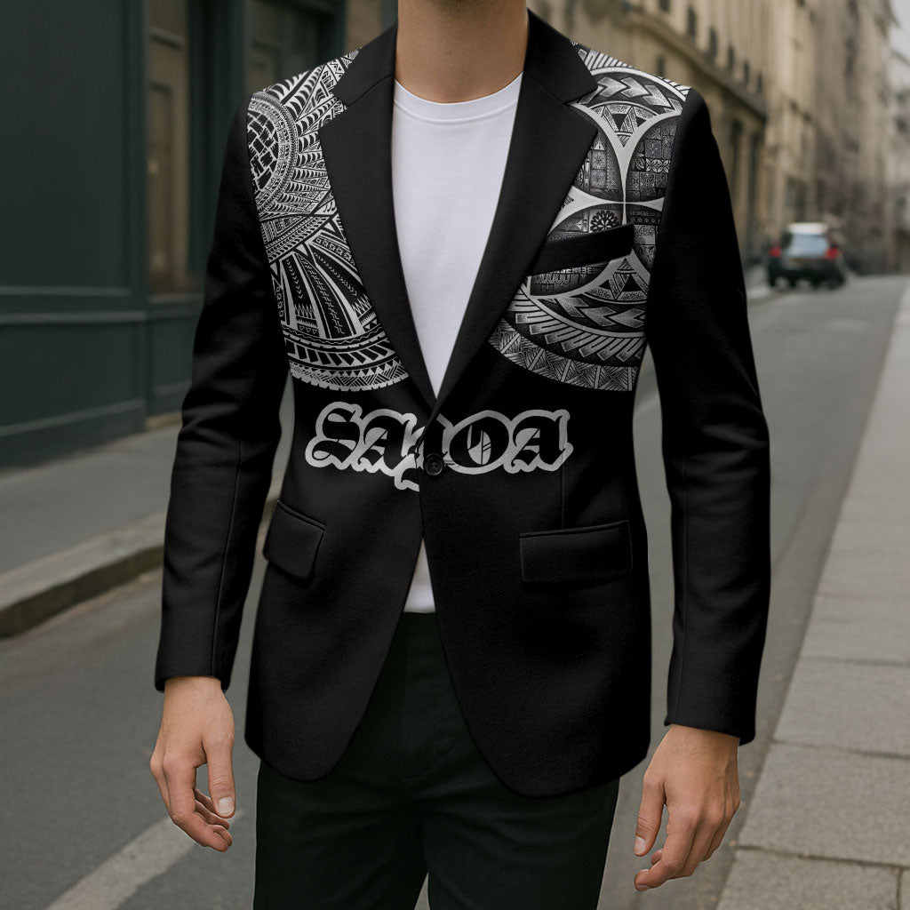 Samoa Traditional Tattoo Blazer Tribal Tatau Pattern LT03 - Polynesian Pride