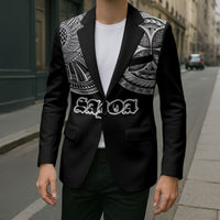 Samoa Traditional Tattoo Blazer Tribal Tatau Pattern LT03 - Polynesian Pride