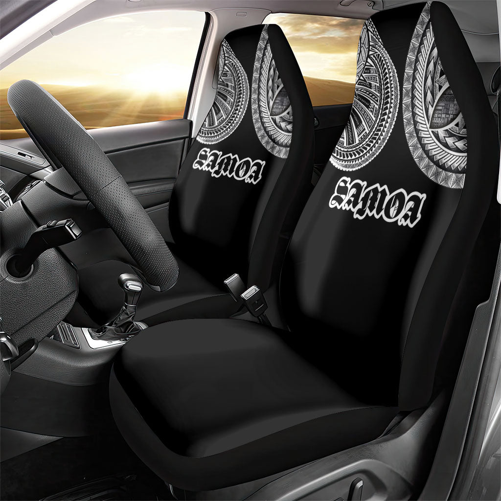 Samoa Traditional Tattoo Car Seat Cover Tribal Tatau Pattern LT03 - Polynesian Pride