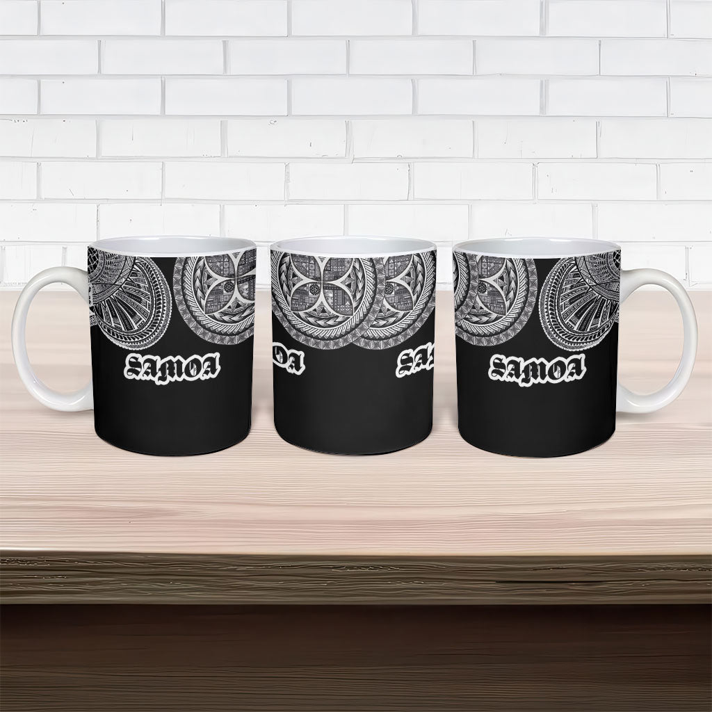 Samoa Traditional Tattoo Ceramic Mug Tribal Tatau Pattern LT03 - Polynesian Pride