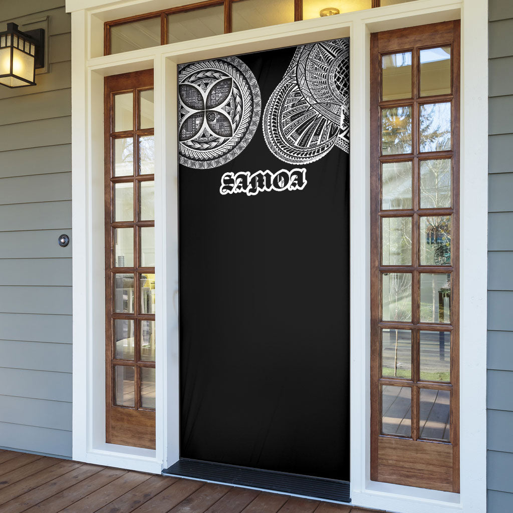 Samoa Traditional Tattoo Door Cover Tribal Tatau Pattern LT03 - Polynesian Pride