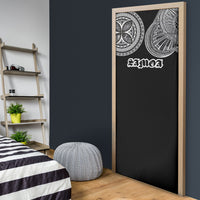 Samoa Traditional Tattoo Door Cover Tribal Tatau Pattern LT03 - Polynesian Pride