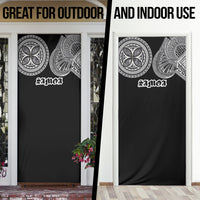 Samoa Traditional Tattoo Door Cover Tribal Tatau Pattern LT03 - Polynesian Pride