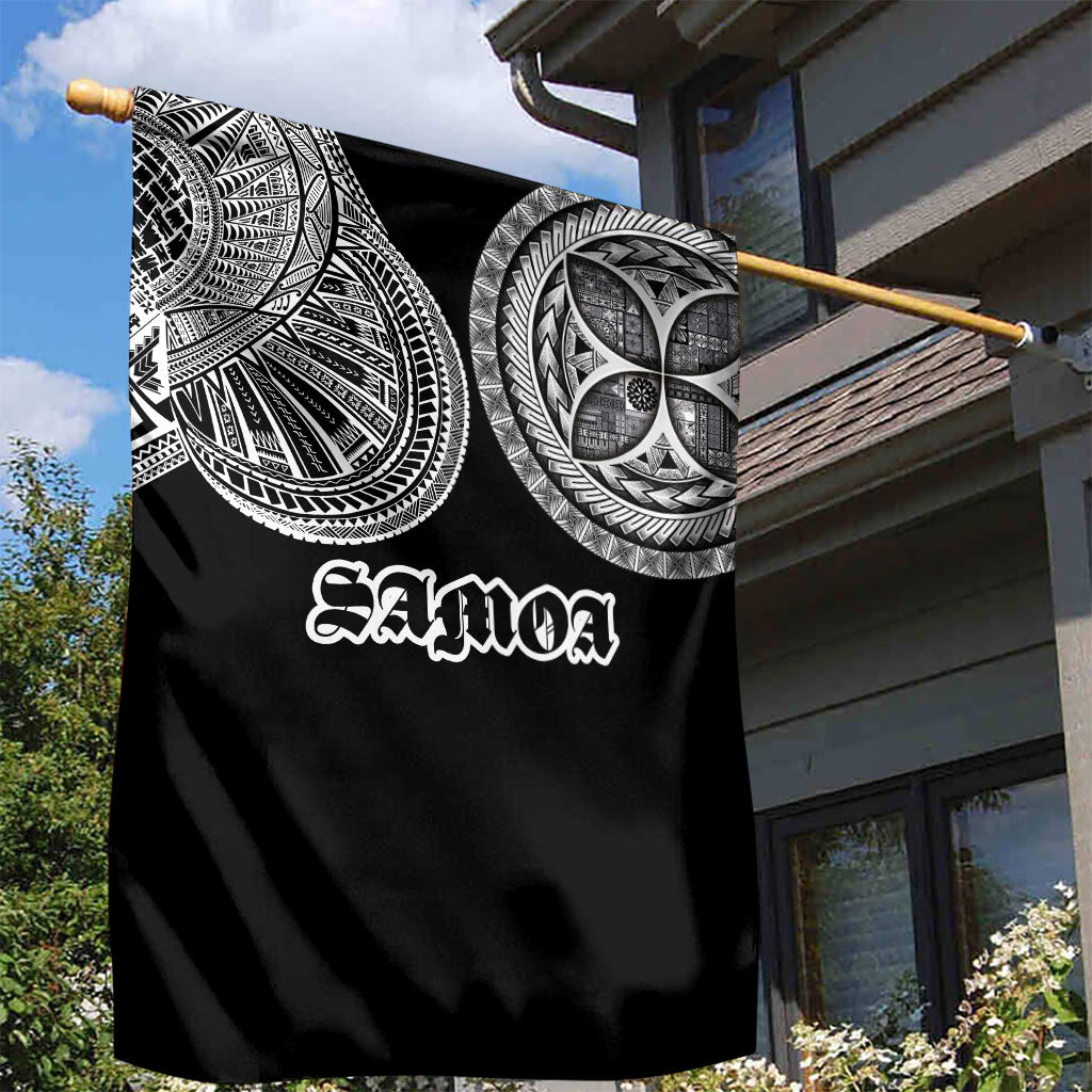 Samoa Traditional Tattoo Garden Flag Tribal Tatau Pattern LT03 - Polynesian Pride