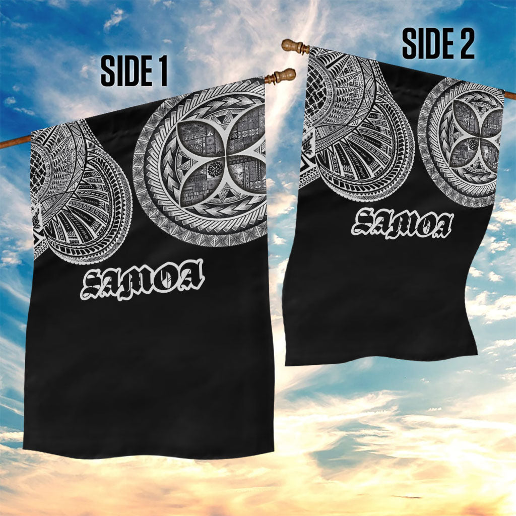 Samoa Traditional Tattoo Garden Flag Tribal Tatau Pattern LT03 - Polynesian Pride