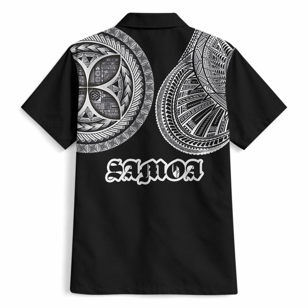 Samoa Traditional Tattoo Hawaiian Shirt Tribal Tatau Pattern LT03 - Polynesian Pride