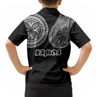 Samoa Traditional Tattoo Hawaiian Shirt Tribal Tatau Pattern LT03 - Polynesian Pride