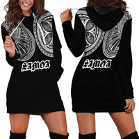 Samoa Traditional Tattoo Hoodie Dress Tribal Tatau Pattern LT03 - Polynesian Pride