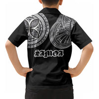Samoa Traditional Tattoo Kid Hawaiian Shirt Tribal Tatau Pattern LT03 - Polynesian Pride