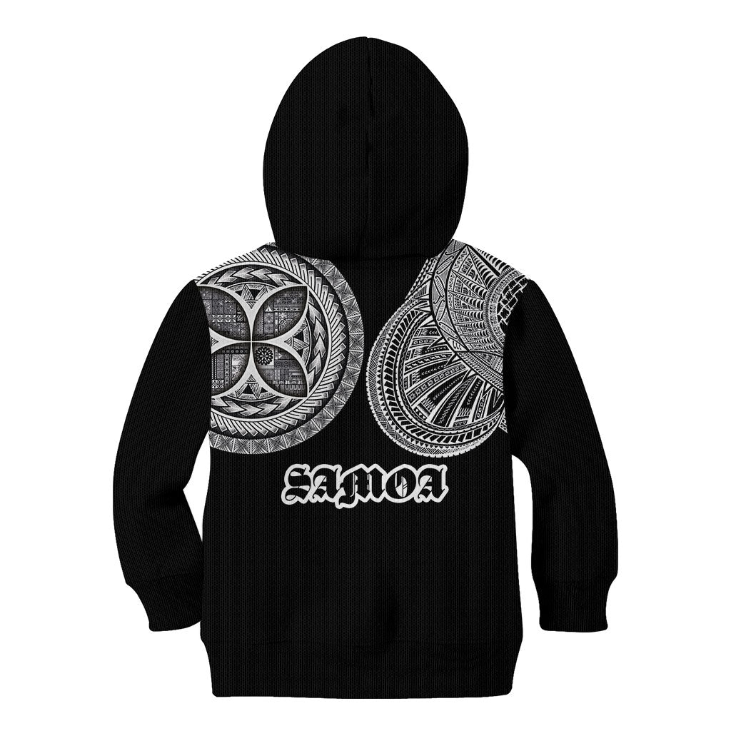 Samoa Traditional Tattoo Kid Hoodie Tribal Tatau Pattern LT03 - Polynesian Pride