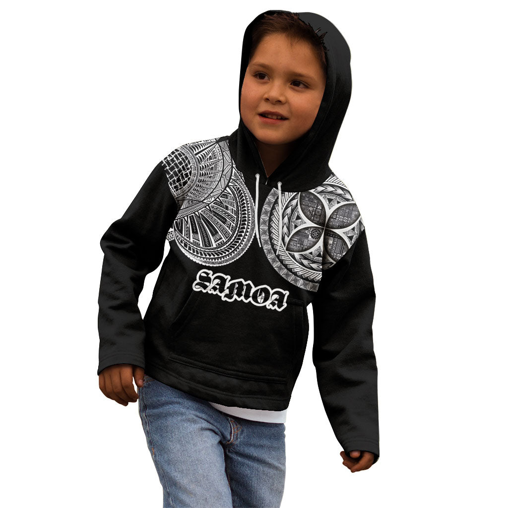 Samoa Traditional Tattoo Kid Hoodie Tribal Tatau Pattern LT03 - Polynesian Pride