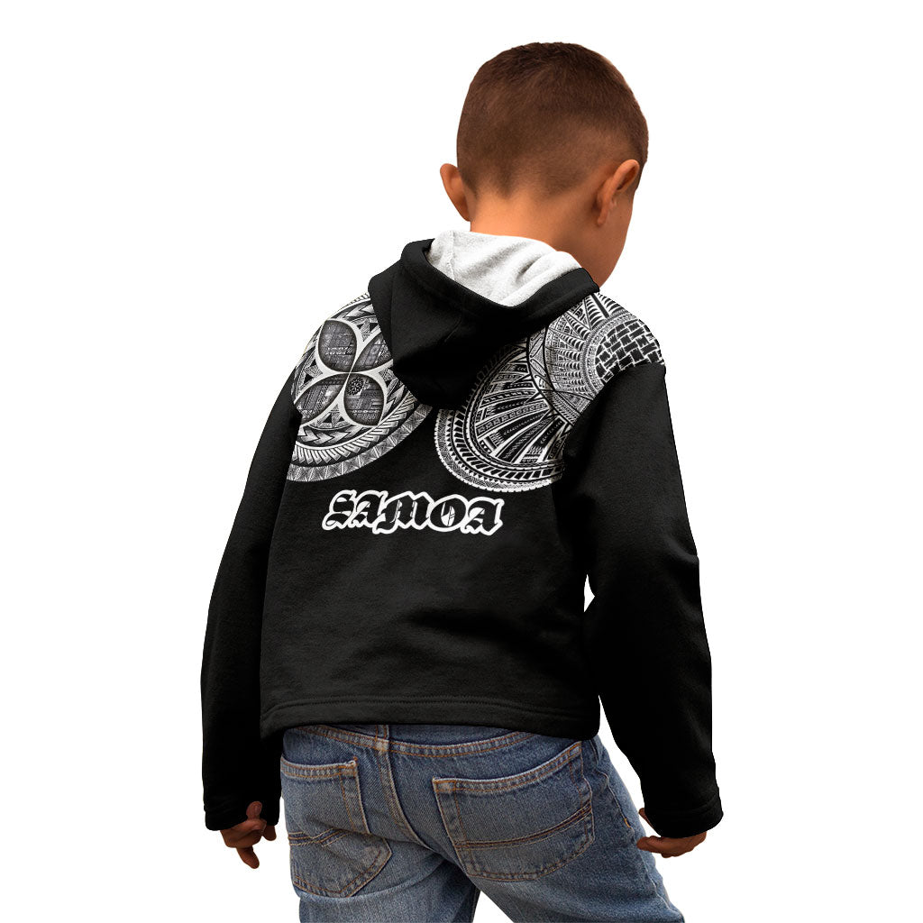Samoa Traditional Tattoo Kid Hoodie Tribal Tatau Pattern LT03 - Polynesian Pride