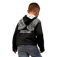 Samoa Traditional Tattoo Kid Hoodie Tribal Tatau Pattern LT03 - Polynesian Pride