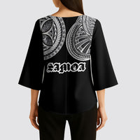 Samoa Traditional Tattoo Kimono Sleeve Blouse Tribal Tatau Pattern LT03 - Polynesian Pride