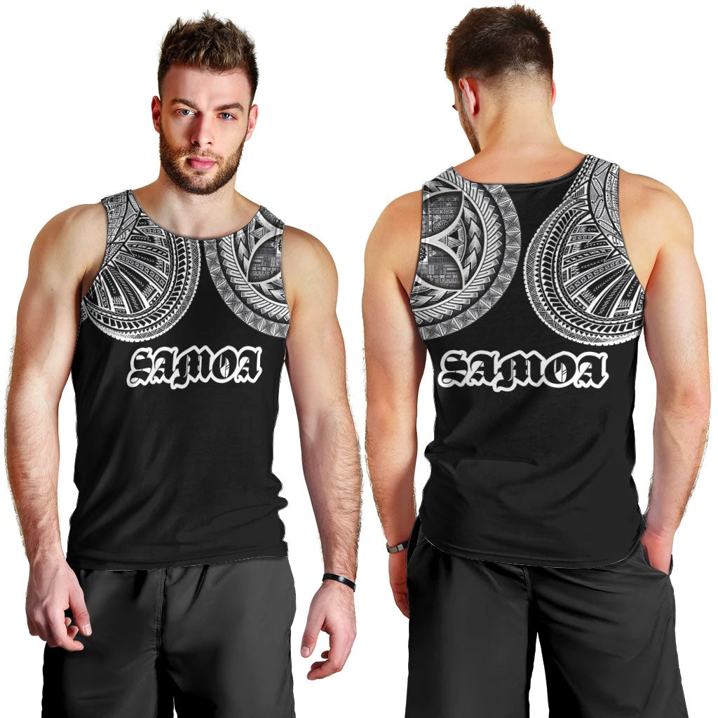 Samoa Traditional Tattoo Men Tank Top Tribal Tatau Pattern LT03 - Polynesian Pride