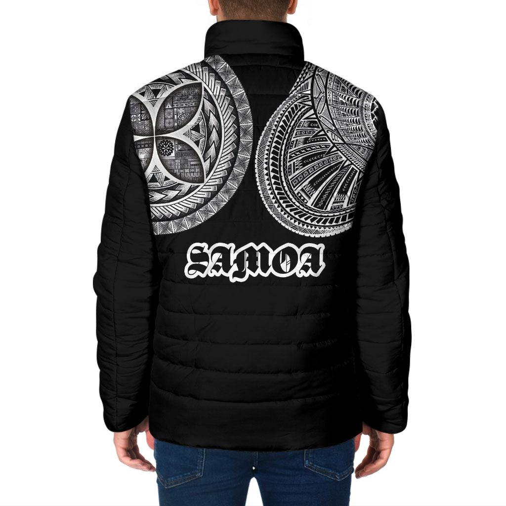 Samoa Traditional Tattoo Padded Jacket Tribal Tatau Pattern LT03 - Polynesian Pride