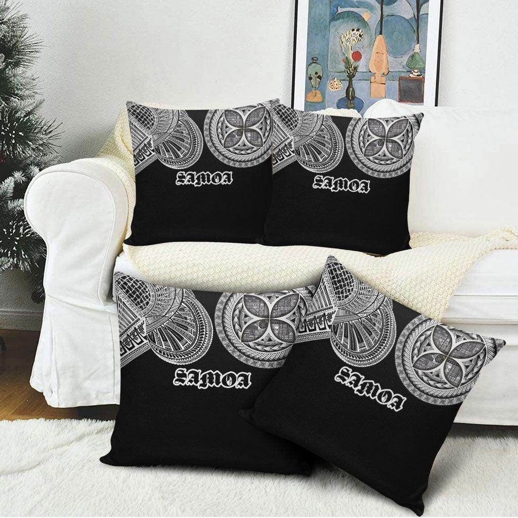 Samoa Traditional Tattoo Pillow Cover Tribal Tatau Pattern LT03 - Polynesian Pride