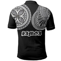 Samoa Traditional Tattoo Polo Shirt Tribal Tatau Pattern LT03 - Polynesian Pride