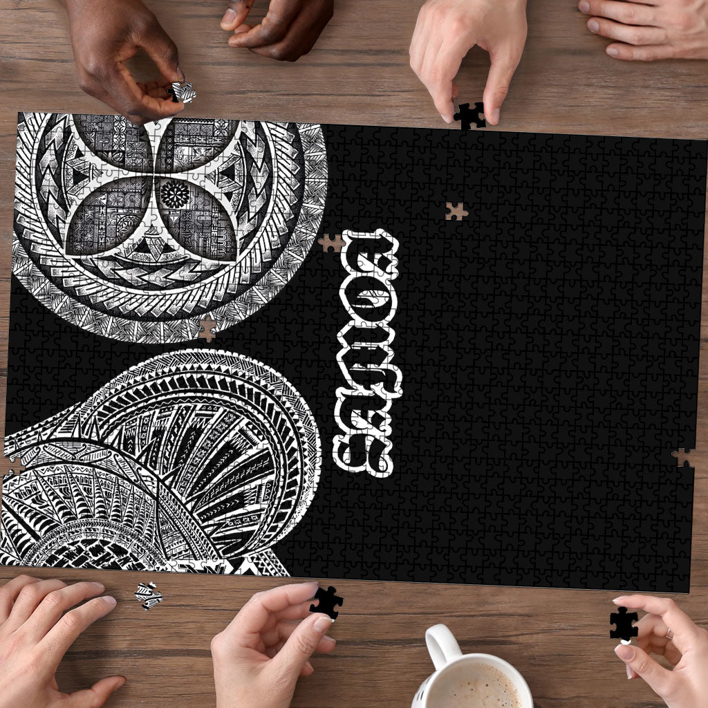 Samoa Traditional Tattoo Puzzle Tribal Tatau Pattern LT03 - Polynesian Pride