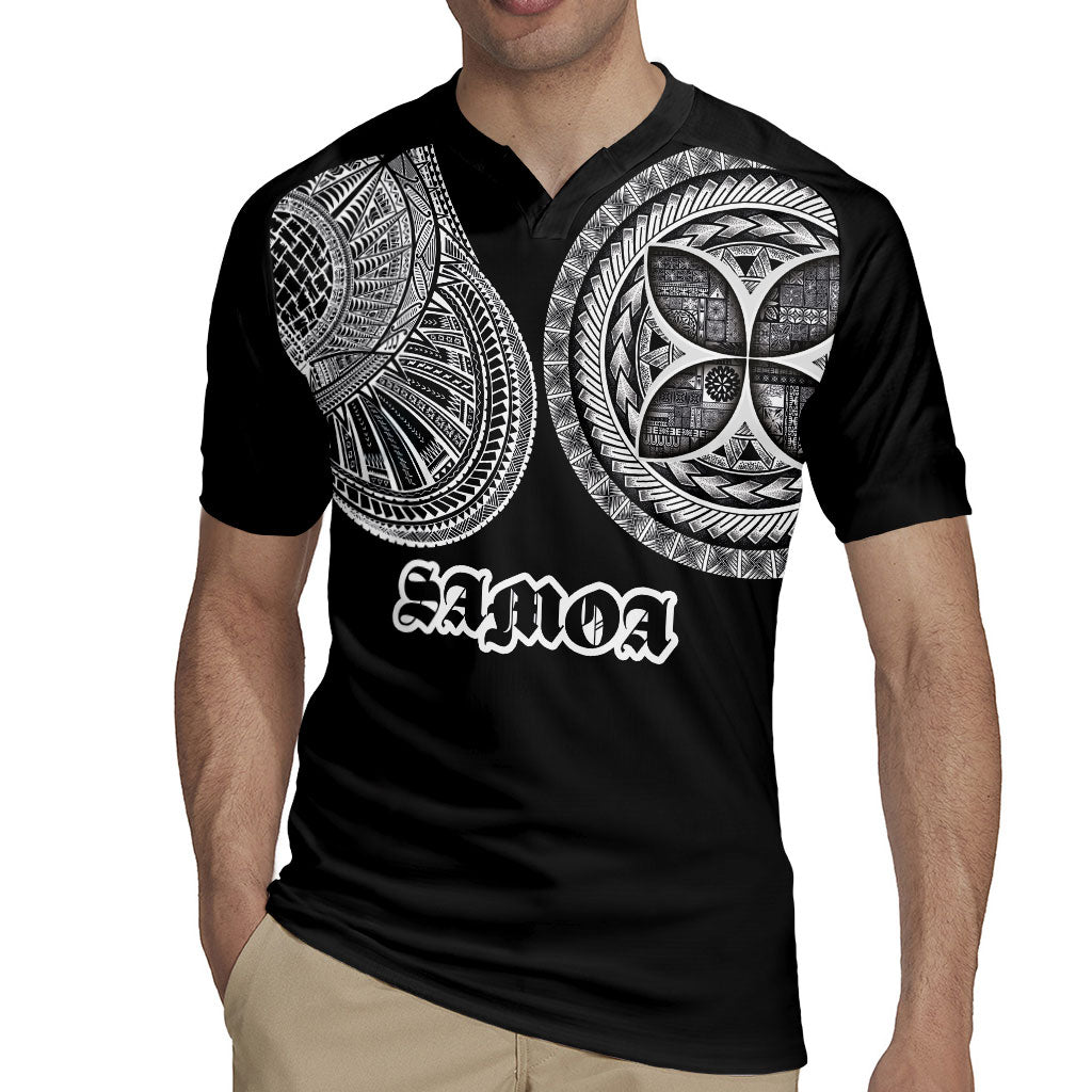 Samoa Traditional Tattoo Rugby Jersey Tribal Tatau Pattern LT03 - Polynesian Pride