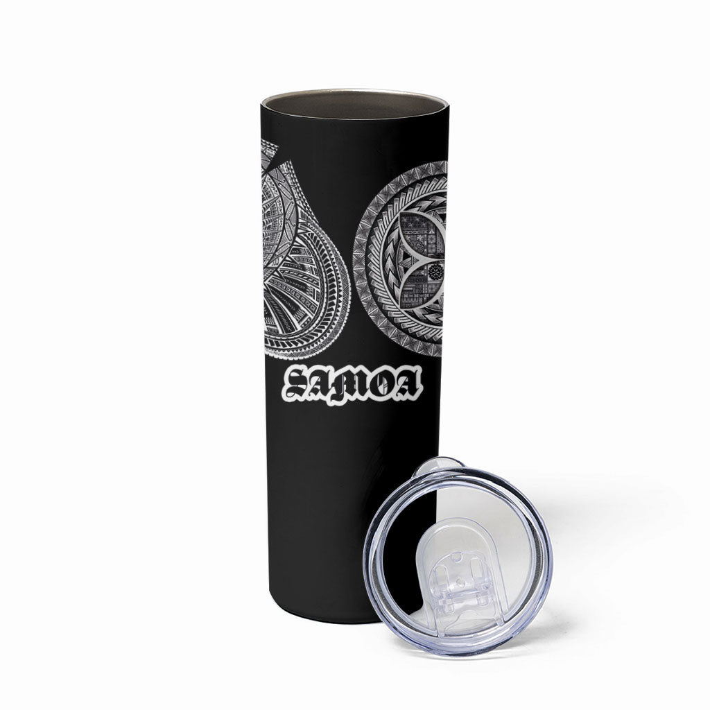 Samoa Traditional Tattoo Skinny Tumbler Tribal Tatau Pattern LT03 - Polynesian Pride