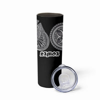Samoa Traditional Tattoo Skinny Tumbler Tribal Tatau Pattern LT03 - Polynesian Pride