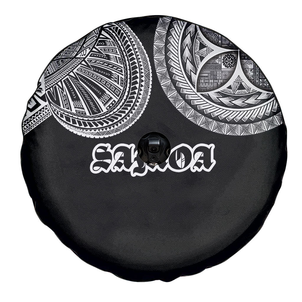 Samoa Traditional Tattoo Spare Tire Cover Tribal Tatau Pattern LT03 - Polynesian Pride