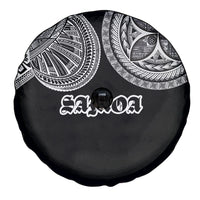 Samoa Traditional Tattoo Spare Tire Cover Tribal Tatau Pattern LT03 - Polynesian Pride