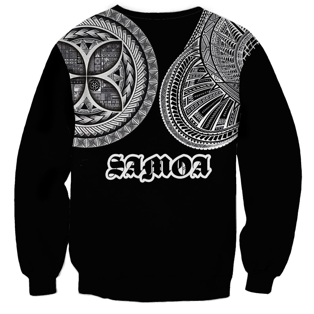 Samoa Traditional Tattoo Sweatshirt Tribal Tatau Pattern LT03 - Polynesian Pride