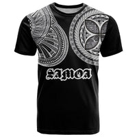 Samoa Traditional Tattoo T Shirt Tribal Tatau Pattern LT03 Black - Polynesian Pride