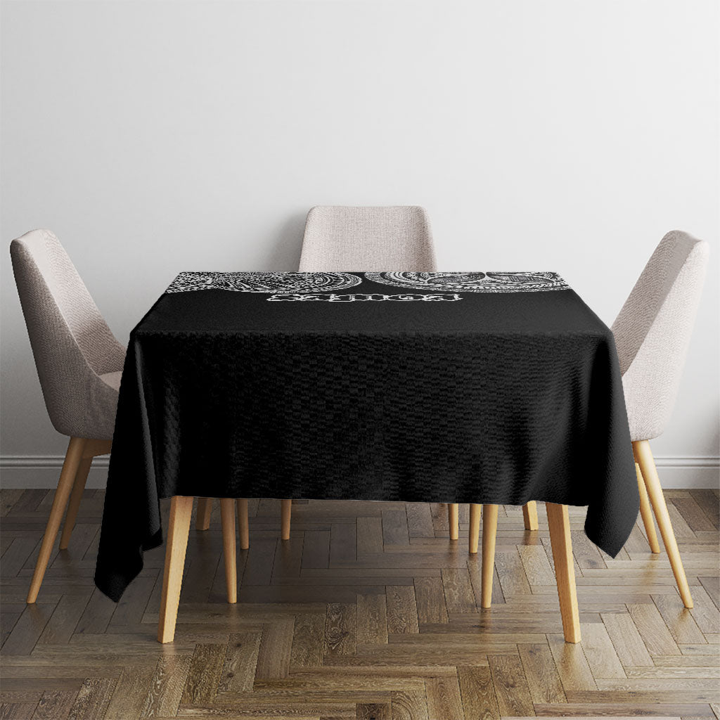 Samoa Traditional Tattoo Tablecloth Tribal Tatau Pattern LT03 - Polynesian Pride