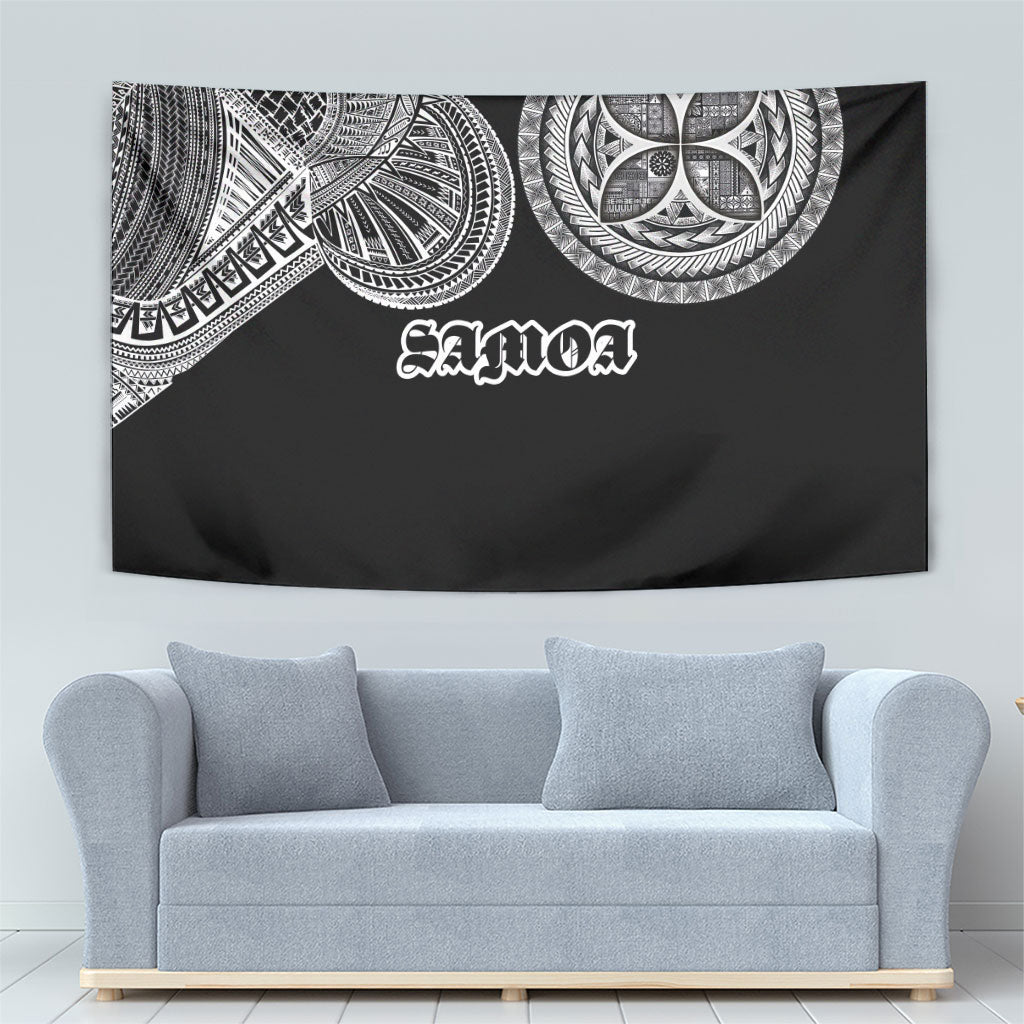 Samoa Traditional Tattoo Tapestry Tribal Tatau Pattern LT03 - Polynesian Pride